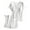 White, variant on HUANBAI Women Pajama Sets Soft Comfortable Nursing Sleepwear Maternity Pajama Set For Breastfeeding Moms Postpartum Loungewear With Built In Bra Women's Nightgown