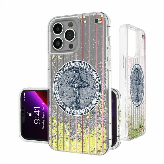 Philadelphia Phillies 1915-1943 Cooperstown Pinstripe iPhone Glitter Case