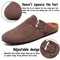 thumbnail image 3 of BERANMEY Women's Clogs & Mules Shoes Stylish Comfort Potato Clogs Shoes with Arch Support Cork Footbed Couple's Clogs for Women and Men, 3 of 9