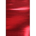thumbnail image 6 of Sakkas Women's Shiny Metallic Liquid Mini Skirt - Red - Medium, 6 of 7