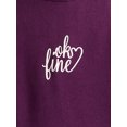 thumbnail image 3 of Weekend Academy Girls Graphic Fleece Hoodie with Long Sleeves, Sizes 4-18, 3 of 3