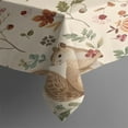thumbnail image 3 of Fall Squirrels Butterflies Autumn Leaves Rectangle Tablecloth 60"x84",Waterproof Polyester Rectangle Table Cloth, Wipeable Spillproof Polyester Tablecloth for Dining, Camping, Indoor and Outdoor, 3 of 3