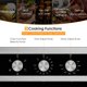 thumbnail image 3 of Horno de pared COSTWAY 24 eléctrico empotrado, 70 L, 2300 W, inoxidable, 3 of 9
