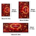 thumbnail image 3 of CCTFS Romantic Rose for Valentine's Day Kitchen Mat Rug - Perfect for Kitchen Counter, 16''*24'', Functional for Decoration, 3 of 10