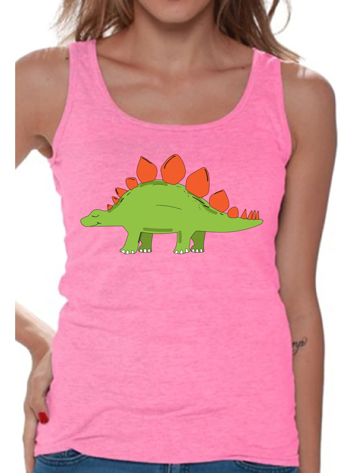 Pastel Dinos - Women's Dinosaur Tank Top