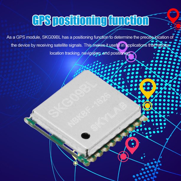 Módulo De Tiempo Gps SKG09BL Módulo de antena GPS MT3337 Chip Receptor GPS 0.1m / s Posicionamiento por satélite
