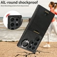 thumbnail image 5 of Allytechgroup Wallet Phone Case for Samsung Galaxy S23 Ultra with Stand, RFID Blocking PU Leather Shockproof Cover with Kickstand & Credit Card Slot Drop Protection for Samsung Galaxy S23 Ultra, Black, 5 of 10
