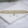 thumbnail image 2 of 4 Lines Round Freshwater Pearl Choker Set By Sri Jagdamba Pearls, 2 of 2