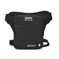 thumbnail image 1 of Bolsa De Pierna Caída Oxford Drop Leg Bag con cremallera Hombres Pierna Bolsa Accesorios al aire libre (Negro), 1 of 8