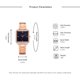 thumbnail image 3 of Reloj de cuarzo para mujer, relojes para mujer, joyería de fiesta de moda occidental, reloj de pareja de aleación con diamantes y galaxia cielo, reloj de moda., 3 of 3