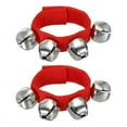 thumbnail image 1 of Dvkptbk Clochette de Poignet 2 Pcs Clochettes de Poignet Grelots Clochettes de Cheville Clochettes de Poignet Bracelet Instruments de Percussion Musical 4 Clochettes pour Fête Noël Clochette de Poignet, 1 of 1