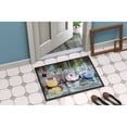 thumbnail image 2 of Yellow boat Sailboat Door Mat, 2 of 4