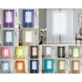 thumbnail image 2 of Sheer Voile Window Curtain Solid Panels Rod Pocket - Set of 2, 2 of 2