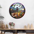 thumbnail image 4 of Colored Imitation Glass Wreath Colored Acrylic Board Decoration Festival Decorations, 4 of 5