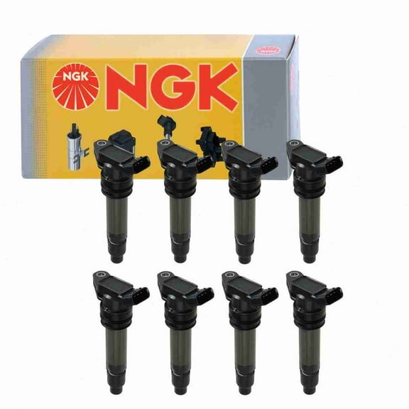 8 pc NGK 48733 Ignition Coils for 178-8516 30684245 E1094 IC684 LR0 02954 LR002954 LRO02954 UF-594 UF594 Spark Plug Wire Boot