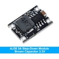 thumbnail image 2 of HUGFEGWE 3A Mini Convertisseur DC-DC Buck Step Down Module 5V-30V à 3.3V 5V DC DC Régulateur de Tension PCB Board Module Power Buck (Couleur : 3.3V) CJB91-84177, 2 of 7