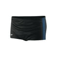 thumbnail image 1 of Speedo Men's Adult Poly Mesh Square Leg Training Solid Swim Trunk - New Black Blue, Size: 30, 1 of 4