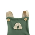 thumbnail image 4 of Mialoley Newborn Summer Ribbed Romper, Baby Girl Sleeveless Rainbow Pattern Square Collar Button Playsuit, 4 of 6