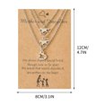 thumbnail image 3 of Guozer Necklaces for Women 1PCS Jewelry Gifts for Wife, Birthday or Chrismas Holiday Gifts for Her, Mom, & Sister Clavicle Chain Gifts for Thanksgiving, Engagement, Anniversary and Party, 3 of 9