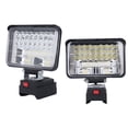 thumbnail image 1 of Luz de Trabajo lideró a Inalámbrico, Súper Brillante A Prueba de Óxido, Disipación de Calor rápido versátil 48w 6800lm Led de Viga Ancha de Inundación para el Taller Garaje Garaje, 1 of 7