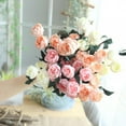 thumbnail image 5 of 1PC Artificial Rose Flowers Long Stem Fake Silk Roses for DIY Wedding Bouquet Table Centerpiece Home Decor, 5 of 5