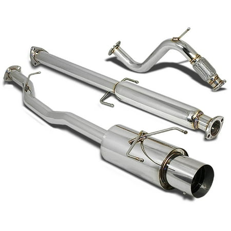 For 1994 to 1997 Honda Accord Stainless Steel Catback Exhaust System 4.5