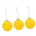 thumbnail image 3 of yotijay 3Pcs Pickleball Ornament Set Bag Keychain Christmas Tree Hanging Decorations for Yellow, 3 of 9