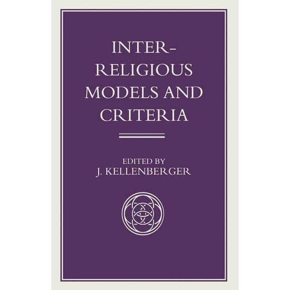 Inter-Religious Models and Criteria, (Paperback)