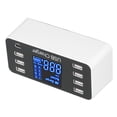 thumbnail image 5 of Estación de carga USB con 8 puertos para escritorio y pared con pantalla LCD para teléfonos inteligentes y tabletas, enchufe australiano de 100 a 240 V, 5 of 5