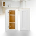 thumbnail image 7 of Bathroom Wall Medicine Cabinet with 2 Door, Bathroom Storage Organizer Over The Toilet, Space Saving Storage with 3-Tier Shelves, White, 7 of 7