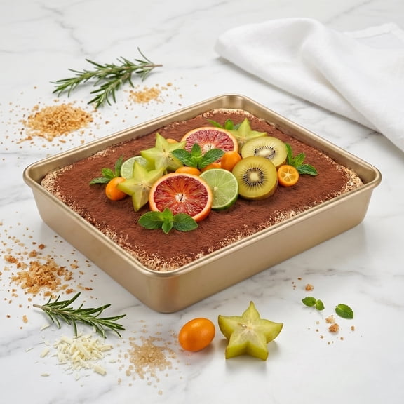 11 inch Nonstick baking pan, Square Cake Pan, Deep Size Baking Pan for Cake, Bread, Brownie, Cookie