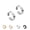 silvery-2pcs, variant on Migraine Ring Adjustable Stainless Steel Rings Lymphatic Vitality Ultra Strength Rings Relief Anxiety Jewelry Better Sleep Health Jewelry Gifts for Women Men