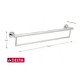 thumbnail image 6 of Delta 41519 BathSafety: 24" Contemporary Towel Bar with Assist Bar - Chrome, 6 of 7