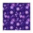 thumbnail image 5 of YFYANG Square Polyester Table Cloth, 54" x 54" Reusable Table Cover Kitchen Dining Room Abstract Purple Flower Doodle Decorative Tablecloths for Tables of 2-4 People, 5 of 8