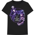 thumbnail image 1 of The Nightmare Before Christmas Unisex T-Shirt Purple Graveyard, 1 of 3