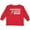Red, variant on Inktastic Grandpa's Fishing Buddy with White Text Boys Long Sleeve Toddler T-Shirt