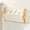Yellow #4, variant on Wall Mounted Folding Shoe Rack with Adhesive Hook - No Drilling Storage Rack for Entryway Bathroom - Space Saving Plastic Organizer for Shoes and Accessories - Easy Install Stackable Design - 1 Pack