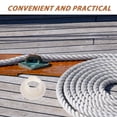 thumbnail image 3 of YOSADIER Boat Cleat Rope Holder Marine Wire Cover Plastic Round Hole 1Pcs, 3 of 7