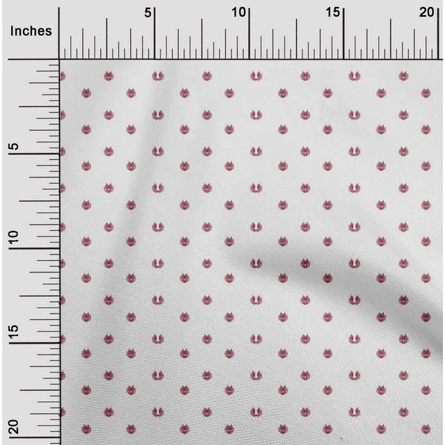 oneOone Cotton Flex Fabric Small Motif Ikat Printed Craft Fabric BTY 40 Inch Wide