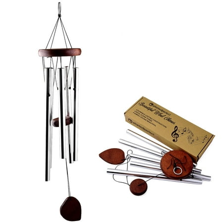 BEAUTIFUL WIND CHIMES - Well Made Wood Windchimes That Deliver Rich, Full, Relaxing Tones - Best Large Wooden Wind Chime That’s Music To Your Ears On Outdoor Patio - 100% MONEY BACK