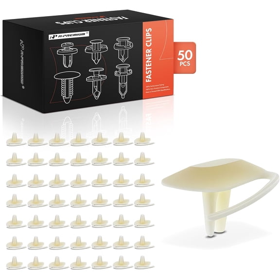A-Premium 50 PCS Universal Rear Fender Lower Moulding Fastener Clips Compatible with GM Models
