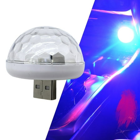 

FANSU USB Car Atmosphere Lamp Interior Ambient Star Light LED Projector Voice Control