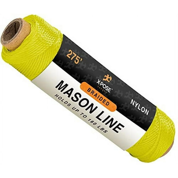 Nylon Twine - 275' Nylon String - Synthetic Thin Twine String - Indoor & Outdoor Use for Crafts, Camping, Garden, Line Level, Marine, Fishing, Trot Line, Decoy, Property Markers, Construction (Green)