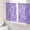 Purple, variant on Sheer Curtains 54 Inch Length 2 Panels Set for Kitchen, Light Blue Teal Semi Sheer Curtains for Windows, Retro Botanical Abstract Art Voile Window Treatments Rod Pocket Curtain