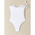 thumbnail image 6 of Maqroz Women's Ring Detail One Piece Swimsuit Cut-Out Midriff Bathing Suit Plunging Neckline Swimwear for Luxury Beach Resort Vacation with Metal Hardware Accent & Removable Straps, 6 of 7