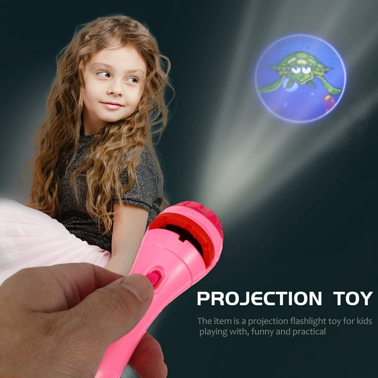 HOMEMAXS 2Pcs Kids Flashlight Projector Lamp Toys Early Education Toys Sleep Story Toys