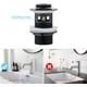 thumbnail image 4 of Sink Drain with Overflow, Pop-Up Sink Drain, Universal Drain Plug, Matte Black, 4 of 5