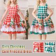 thumbnail image 1 of LOVZFMLL Robe Longue Extensible à Manches Courtes Imprimée Scintillante pour Tout-Petits Enfants avec Poches, 1 of 9