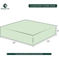 thumbnail image 2 of CHUN YI Premium Upholstery Sofa Cushion Foam White Replacement Couch Cushions (H5*W22*L22), 2 of 6