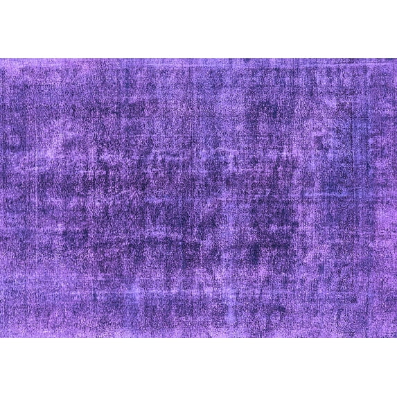 Ahgly Company Indoor Rectangle Oriental Purple Industrial Area Rugs, 2' x 3'